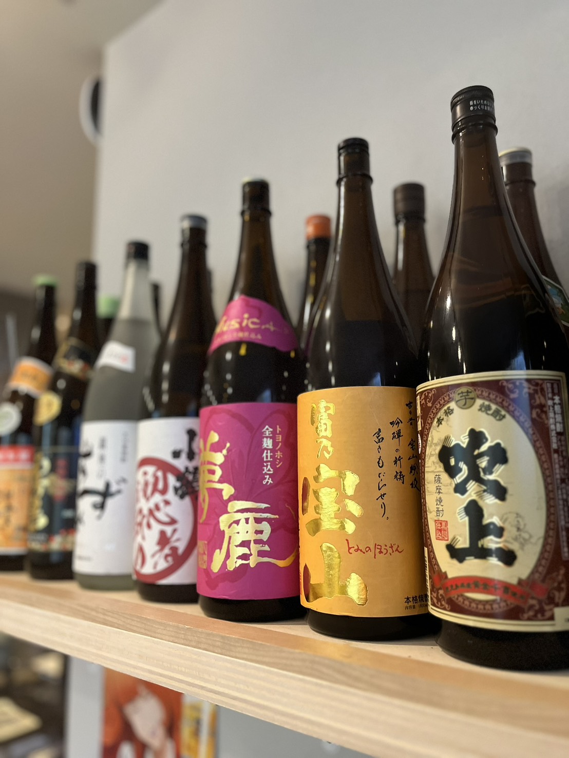 店内のお酒